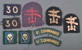 COLLECTION OF ASSORTED WWII SECOND WORLD WAR RELATED PATCHES