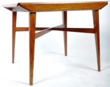 HARRIS LEBUS 1950'S GOLDEN OAK EXTENDING DINING TABLE