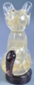 MURANO GLASS FIGURE OF A CAT BY ARCHIMEDE SEGUSO