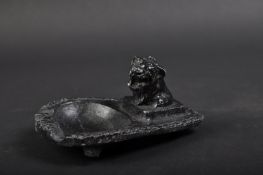 JAGUAR - EARLY 20TH CENTURY CAST IRON ASHTRAY