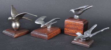 CAR MASCOTS - COLLECTION OF SWALLOW CAR MASCOTS