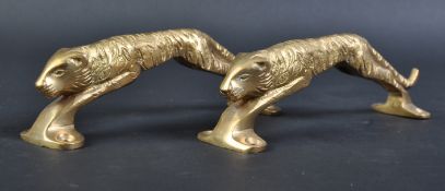 JAGUAR - PAIR OF VINTAGE 20TH CENTURY LEAPER HANDLES