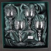 JAGUAR - SET OF REG VARDY PRESENTATION CRYSTAL GLASSES