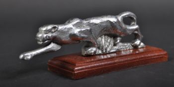 JAGUAR - UNUSUAL 20TH CENTURY CHROME BONNET MASCOT