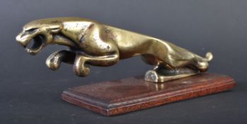 JAGUAR CAR MASCOT - BRASS TYPE 2 LEAPER MASCOT