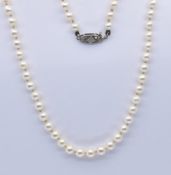 GOLD & DIAMOND AKOYA PEARL COLLAR NECKLACE