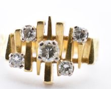 ALAN MARTIN GARD 18CT GOLD & DIAMOND RING