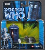 DOCTOR WHO – CORGI - AUTOGRAPHED DIECAST MODEL SET