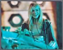 DOCTOR WHO - BILLIE PIPER - AUTOGRAPHED COLOUR PHOTOGRAPH