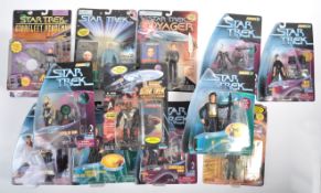 COLLECTION OF X12 ASSORTED PLAYMATES STAR TREK ACTION FIGURES