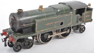 ORIGINAL VINTAGE HORNBY 0 GAUGE CLOCKWORK TRAINSET LOCOMOTIVE