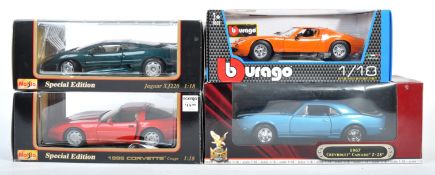 COLLECTION OF 1/18 SCALE DIECAST MODEL CARS