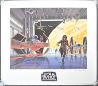 RALPH MCQUARRIE - SIGNED STAR WARS ART PRINT