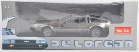 ORIGINAL SUN STAR MADE 1/18 SCALE DE LOREAN DIECAST CAR