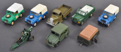 COLLECTION OF X8 ASSORTED BRITAINS MADE DIECAST MODEL TRUCKS