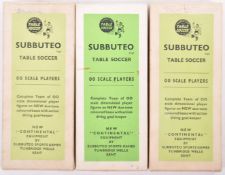 COLLECTION OF ORIGINAL VINTAGE 1960'S SUBBUTEO TEAMS