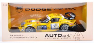 ORIGINAL AUTO ART MADE 1/18 SCALE DODGE VIPER GTSR