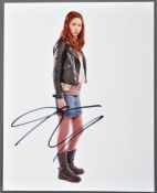 DOCTOR WHO - KAREN GILLAN - AMY POND SIGNED PHOTOGRAPH