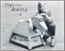 DOCTOR WHO - SOPHIE ALDRED & JOHN LEESON SIGNED PHOTOGRAPH