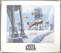 RALPH MCQUARRIE - SIGNED STAR WARS ART PRINT