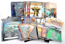 COLLECTION OF WARHAMMER RULE BOOKS AND CODEXS & MAGAZINES