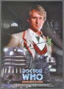 DOCTOR WHO - PETER DAVISON - AUTOGRAPHED 12X8