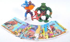 COLLECTION OF MATTEL MOTU FIGURES AND COMICS