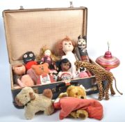 COLLECTION OF ASSORTED ANTIQUE AND VINTAGE BEARS & DOLLS