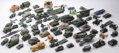 LARGE COLLECTION OF ASSORTED VINTAGE MILITARY RELATED DIECAST