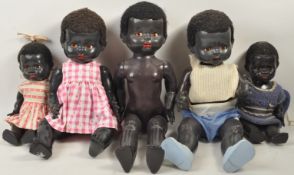 COLLECTION OF X5 VINTAGE PEDIGREE MADE DOLLS