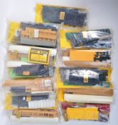 LARGE COLLECTION OF IAN KIRK 00 GUAGE PLASTIC MODEL TRAIN KITS
