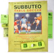 ORIGINAL VINTAGE SUBBUTEO TABLE TOP FOOTBALL GAME SET