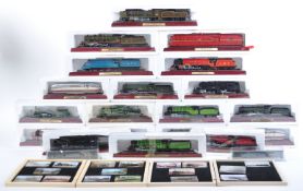 LARGE COLLECTION OF ATLAS EDITIONS 00 GAUGE MODEL TRAINS