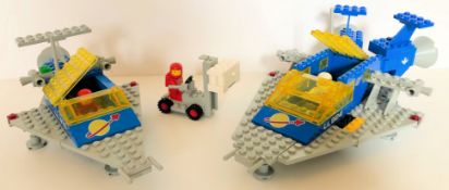 LEGO SETS - LEGO SPACE - 918 / 924 - ONE MAN SPACESHIP & SPACE CRUISER
