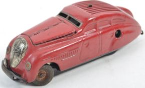 SCARCE VINTAGE SHUCHO MADE TINPLATE CLOCKWORK MODEL CAR