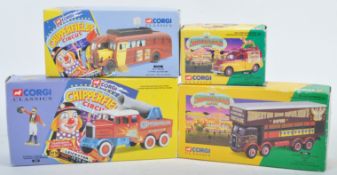 COLLECTION OF X4 CORGI CLASSICS CIRCUS RELATED DIECAST MODELS