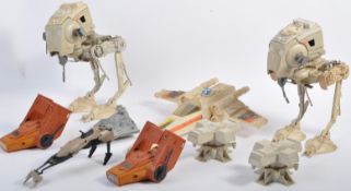 COLLECTION OF VINTAGE STAR WARS ACTION FIGURE PLAYSETS