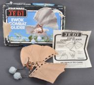 VINTAGE KENNER STAR WARS ACTION FIGURE EWOK COMBAT GLIDER SET