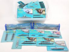 TRI-ANG MINIC SHIPS - LARGE QUANTITY OF CARDED DIECAST MODELS