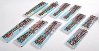 COLLECTION OF X10 PECO MADE 00 GAUGE MODEL RAILWAY TRACK PIECES