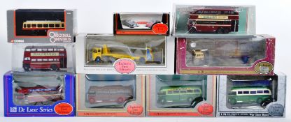 COLLECTION OF X10 EFE 1/76 SCALE DIECAST MODEL BUSES