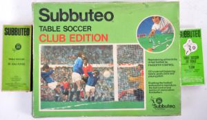 COLLECTION OF VINTAGE SUBBUTEO TABLE TOP FOOTBALL SETS