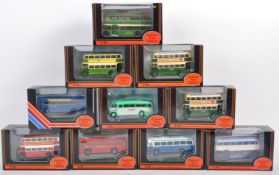 COLLECTION OF X10 EFE 1/76 SCALE DIECAST MODEL BUSES