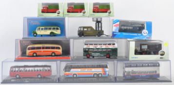 1/76 SCALE 00 GAUGE BOXED DIECAST MODELS - OXFORD, OMNIBUS ETC