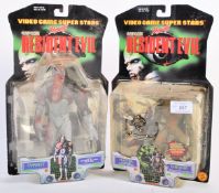 TWO ORIGINAL VINTAGE TOYBIZ CAPCOM RESIDENT EVIL ACTION FIGURES