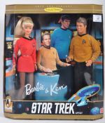 ORIGINAL VINTAGE MATTEL BARBIE AND KEN STAR TREK GIFT SET