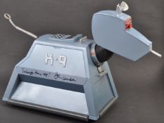 DOCTOR WHO - JOHN LEESON - LARGE AUTOGRAPHED K9 FIGURE