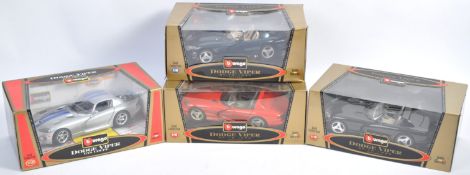 COLLECTION OF BBURAGO MADE 1/18 SCALE DIECAST MODELS