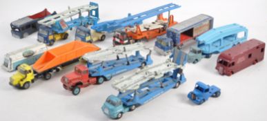 COLLECTION OF VINTAGE CORGI & DINKY CAR TRANSPORTERS