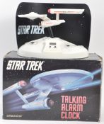 STAR TREK - ORIGINAL VINTAGE WESCO BATTERY OPERATED ALARM CLOCK